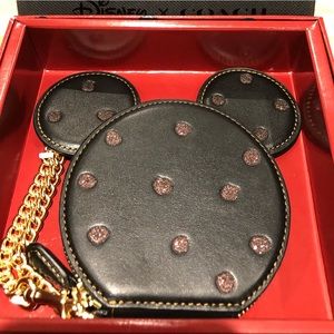 Coach Disney X mini coin case